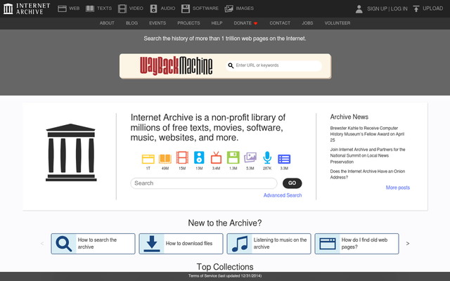 Archive.org API