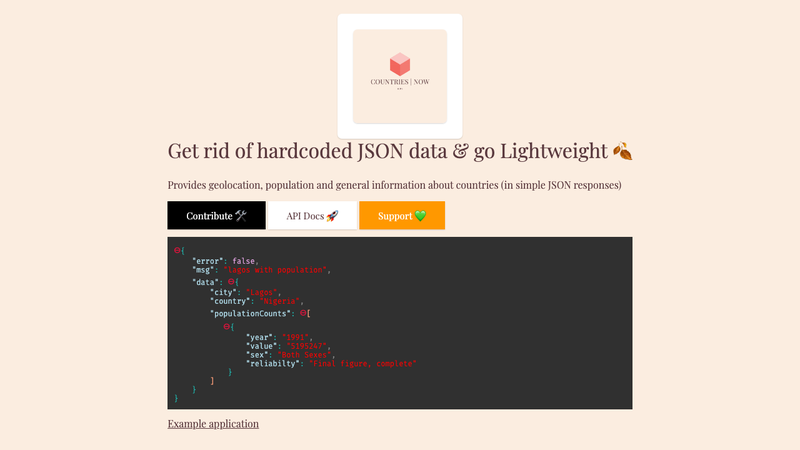 Countries and Cities API