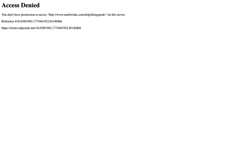 Screenshot of MATLAB API homepage