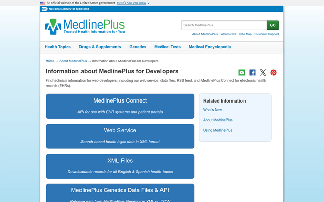 MedlinePlus API