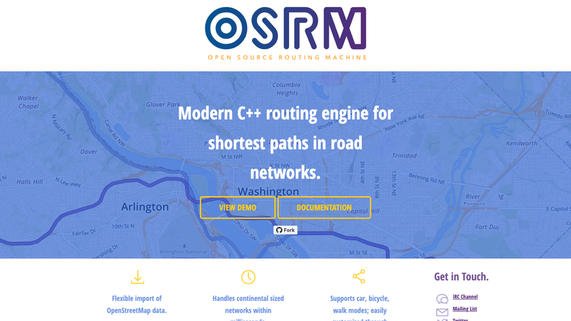 OpenStreetMap OSRM API