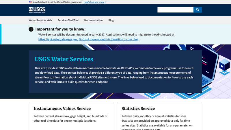 USGS Water Services