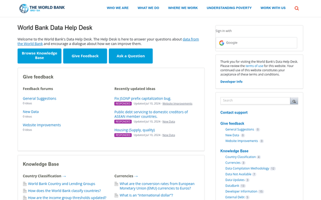 World Bank API